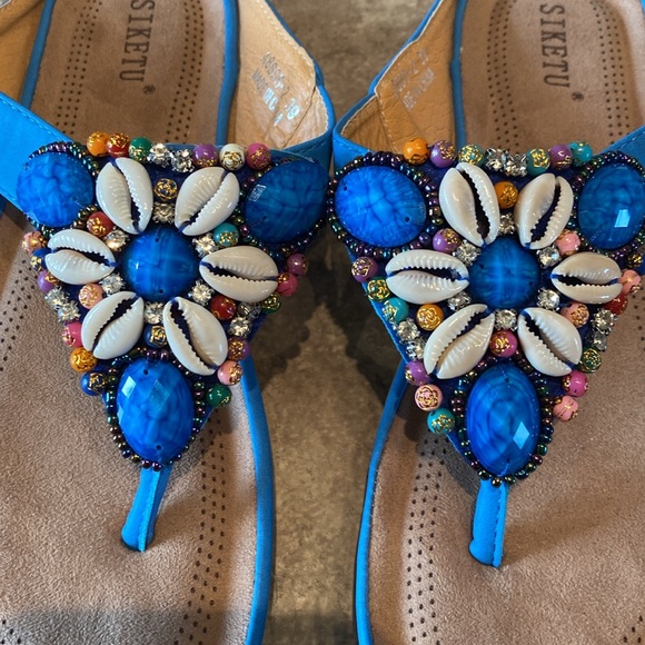 Tropical Flair Ladies Sandals 8.5, Siketu - Picture 4 of 5